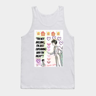 Convince parents in a funny way Tank Top